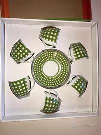 Set 6 tazzine caffè