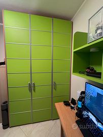 Armadio con scrivania