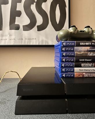 SONY PLAYSTATION 4 + joystick e giochi