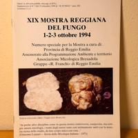 XIX Mostra Reggiana del Fungo opuscolo 1994