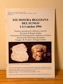 XIX Mostra Reggiana del Fungo opuscolo 1994