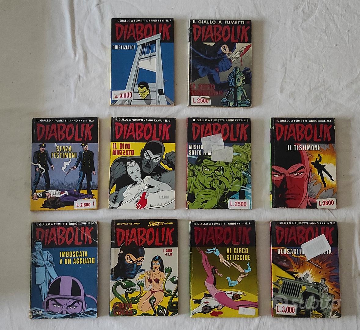 Fumetti Diabolik - anni '80 - '90 - Collezionismo In vendita a Bergamo