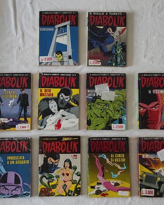 Fumetti Diabolik - anni '80 - '90