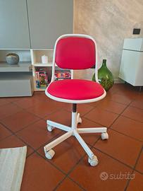 Sedia Ikea per scrivania con ruote