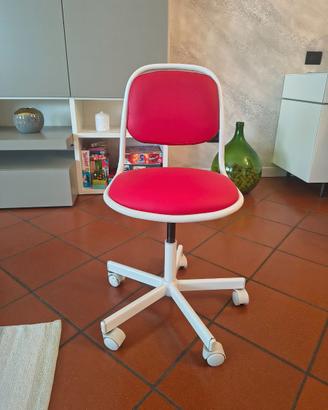 Sedia Ikea per scrivania con ruote