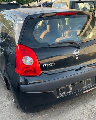 POSTERIORE COMPLETO NISSAN PIXO 2010 PER RICAMBI