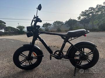Fatbike Elettrica H9 stile scrambler
