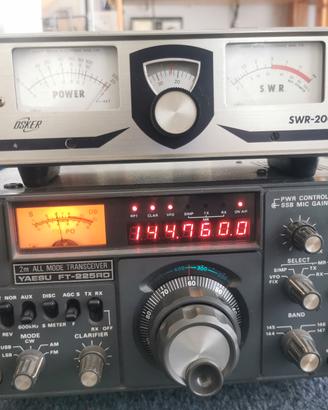 Yaesu FT-225RD + Osker Block SWR-200 - Funzionante