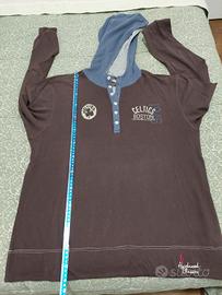 Felpa Champion cotone con cappuccio