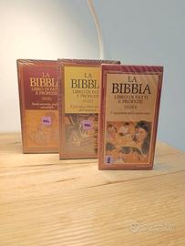 Lotto 3 VHS La Bibbia:  SIGILLATI - RARI - VINTAGE