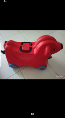 Valigia a forma di cane bimbo