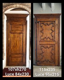 Porte antiche del '700 e '800 - Cabine armadio