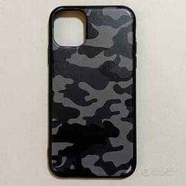 iPhone 11 Cover Camouflage Black Militare Esercito