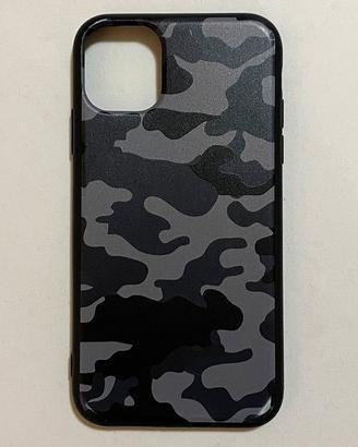 iPhone 11 Cover Camouflage Black Militare Esercito