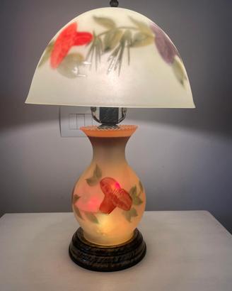 Lampada con paralume 