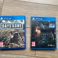 Videogiochi Days Gone + Death Stranding ps4