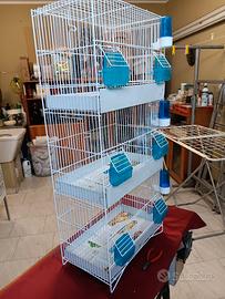 come da foto gabbia 3 posti 