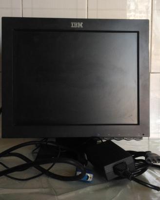 Monitor tft ibm 15" attacco vga colore nero