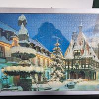 Puzzle incorniciato panorama montagna