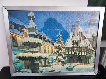 Puzzle incorniciato panorama montagna