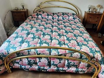Letto matrimoniale in ottone