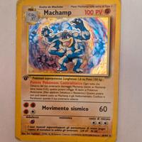 Carta Pokemon Machamp Prima Edizione