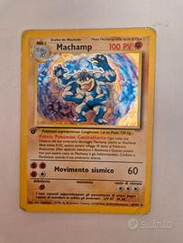 Carta Pokemon Machamp Prima Edizione