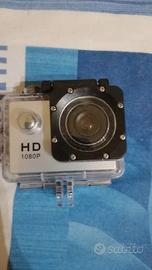 Action cam con accessori