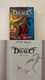 La ragazza Drago firmato dall’autrice prima ediz