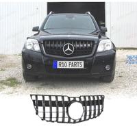 GRIGLIA MERCEDES GLK X204 08-12 LOOK AMG NERO LUCI