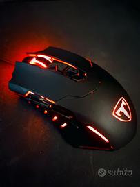 Mouse Gaming T7 Cablato - Tasti Programmabili e LE