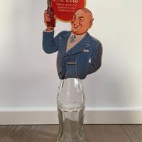 Bottiglia CocaCola tedesca 1939 con bottle display