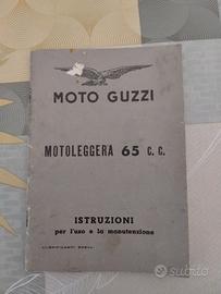 Manuale Istruzioni Moto Guzzi Motoleggera 65 c.c.