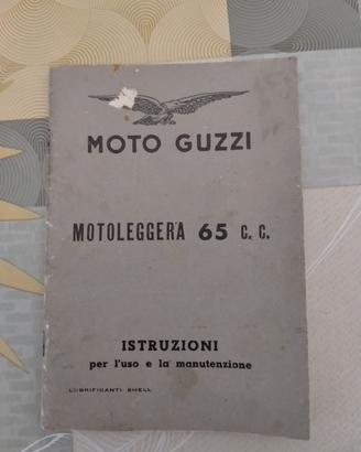 Manuale Istruzioni Moto Guzzi Motoleggera 65 c.c.