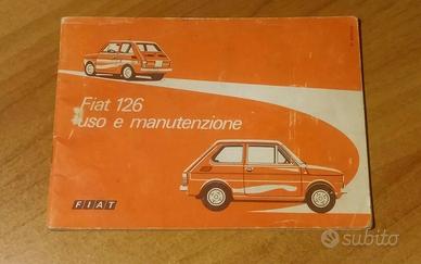 Manuale istruzioni uso e manutenzione Fiat 126