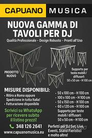 TAVOLI PER DJ