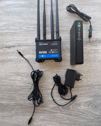 Router 4G LTE Teltonika RUT950 con UPS