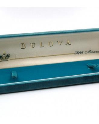 Scatola d'Epoca Bulova Velluto Azzurro Anni 60