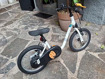 Bici Btwin 100 14" bianca
