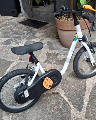 Bici Btwin 100 14" bianca
