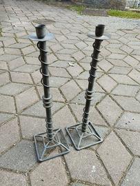 Candelieri in ferro lavorato 