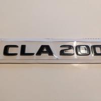 Scritta Mercedes-Benz CLA 200 nero lucido e opaco