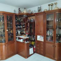 Armadio mobile soggiorno con angolo bar