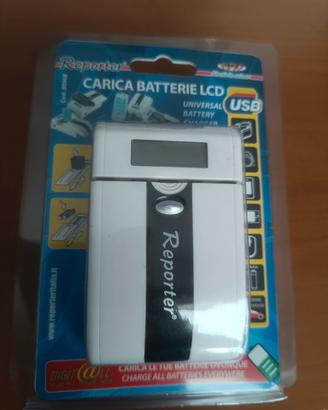 caricabatterie LCD universale da auto o camper