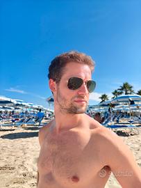 Ray Ban Aviator Vintage Montatura Dorata