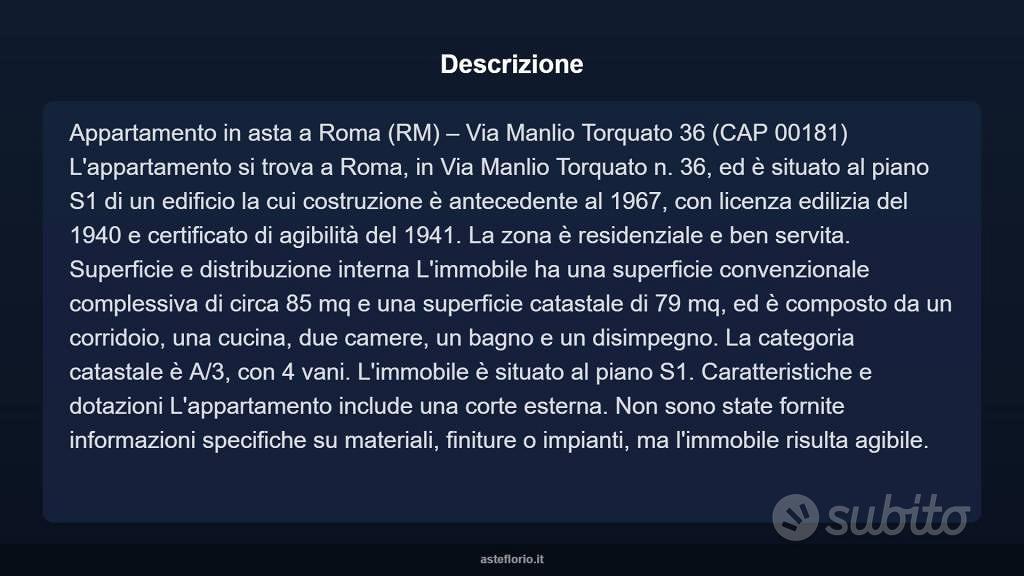 Appartamento – Roma, Tuscolano - Vista 4