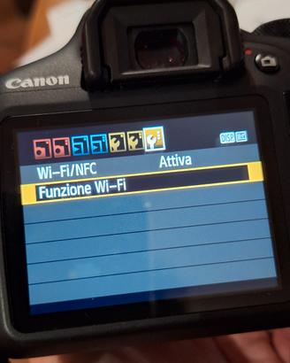Canon EOS 1300D  Wi-Fi NFC + obiettivo 18-55 