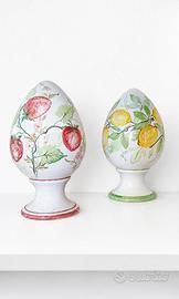 Coppia Pumi Pugliesi Vintage 25 cm in Ceramica