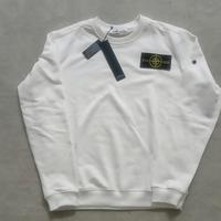 Felpa Stone Island Bianca Nuova con Cartellino (Ta