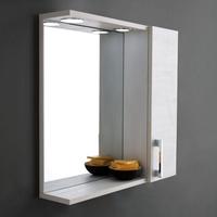 SPECCHIO CON PENSILE PER BAGNO ROVERE BIANCO